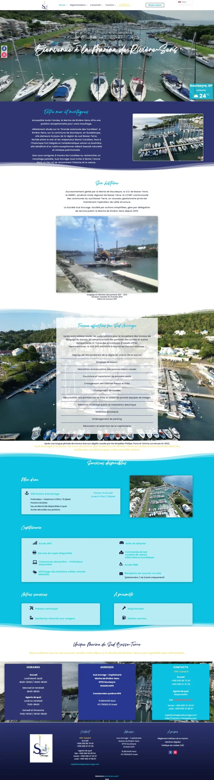 Marina Rivière-Sens - Gourbeyre - Guadeloupe